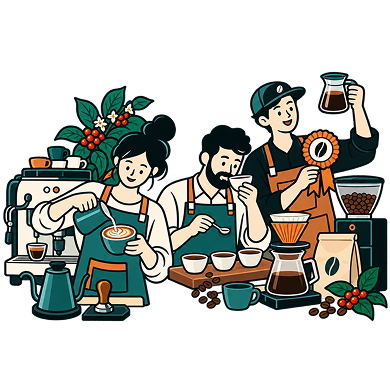 Coffee Enthusiasts and Baristas